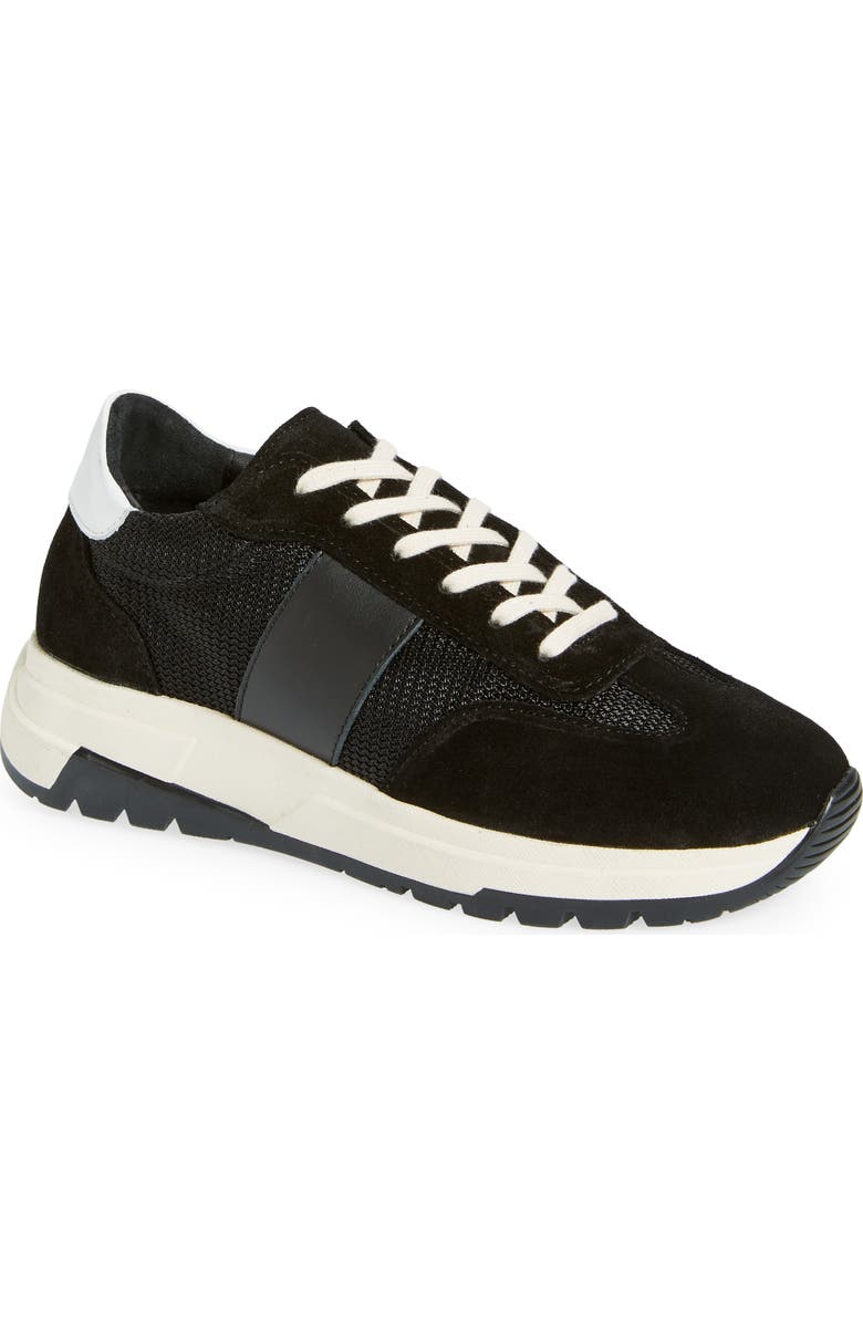 PAIGE Maya Mixed Media Sneaker, Main, color,
