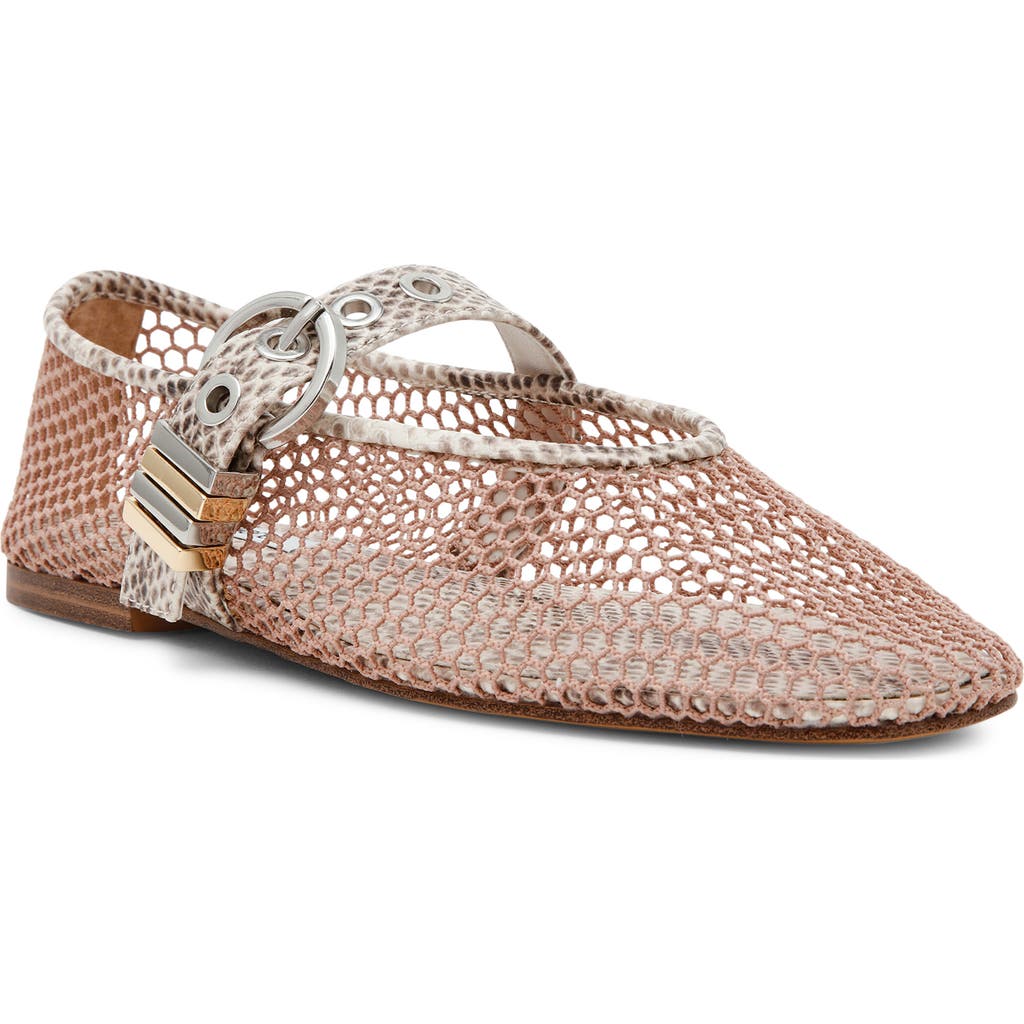 Steve Madden Lucia Mary Jane Flat In Brown