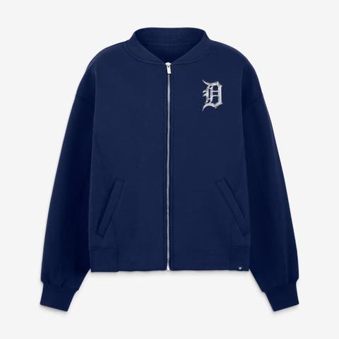 Women's Fanatics Navy Detroit Tigers Oversized Rage Against Full-Zip Jacket