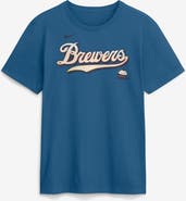 Nike Men's Nike Royal Milwaukee Brewers 2026 City Connect Wordmark T-Shirt