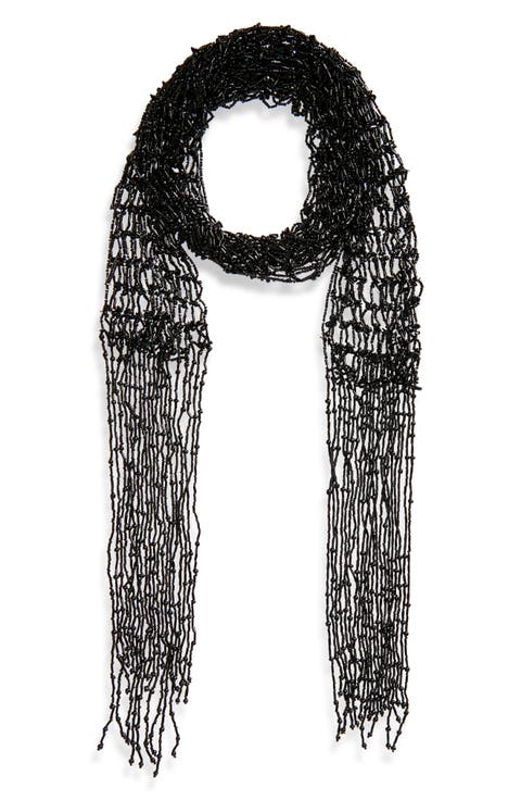 Fringed Beaded Necklace