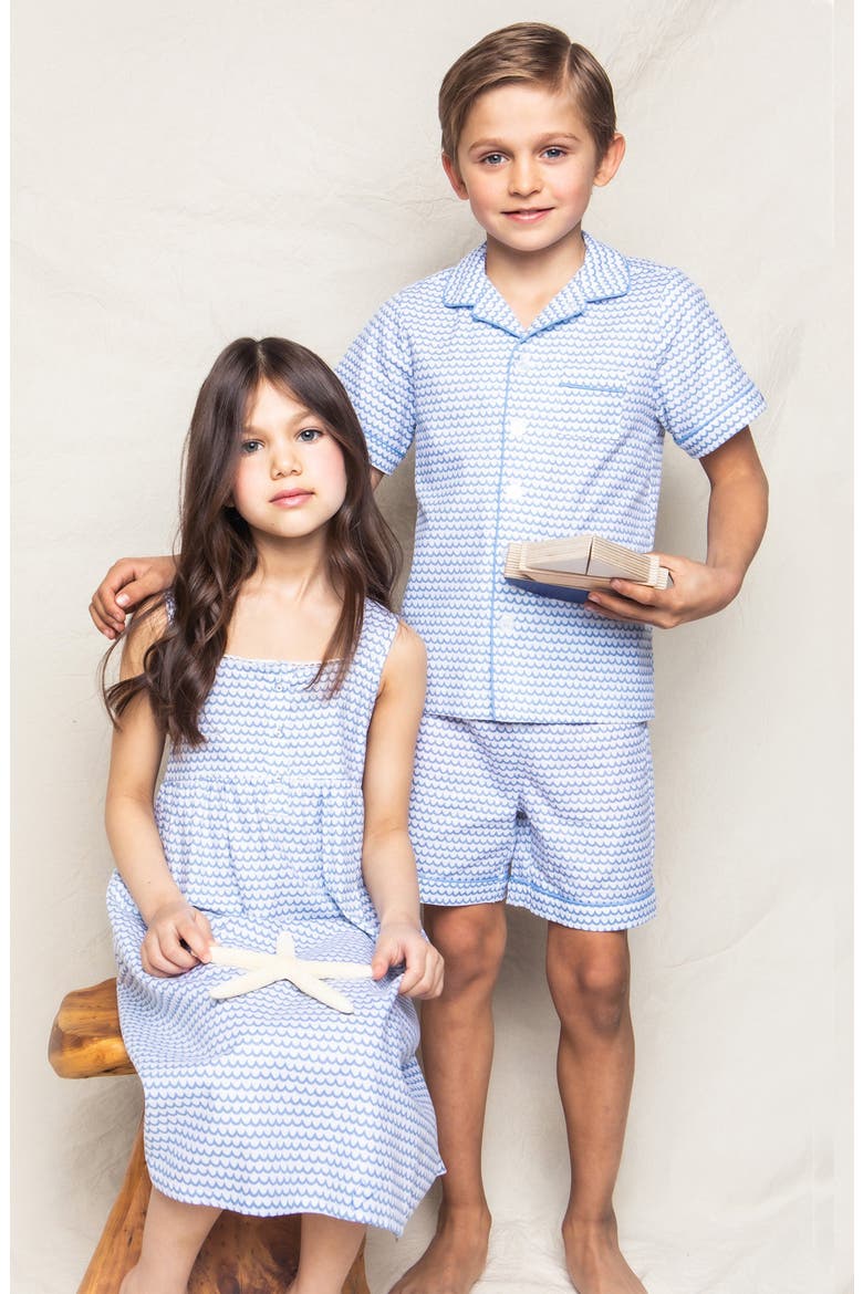 La Mer Classic Short Set, Alternate, color, BLUE