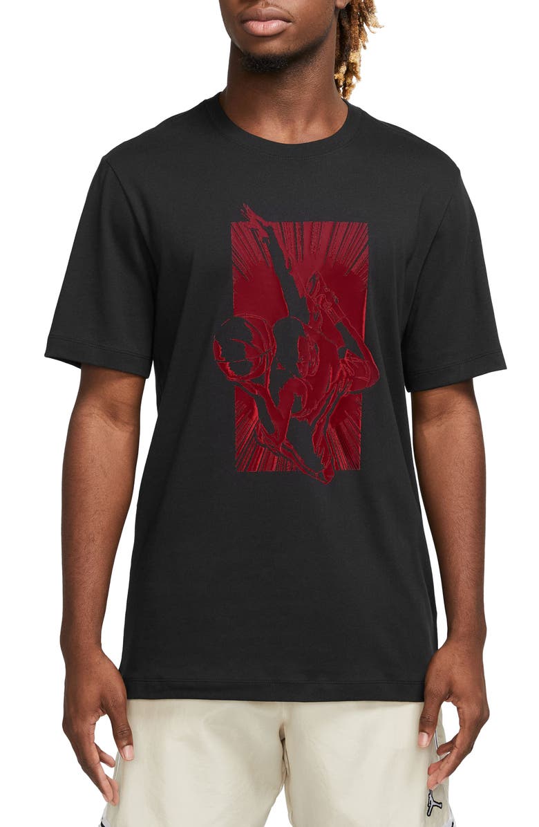 Jordan GFX Graphic Cotton Tee, Main, color, 