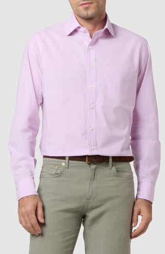 Sid Mashburn Slim Fit Microcheck Cotton Poplin Button-Up Shirt