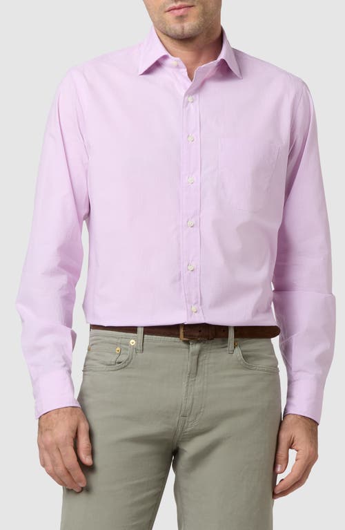 Sid Mashburn Slim Fit Microcheck Cotton Poplin Button-up Shirt In Orchid Micro Gingham Poplin