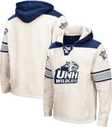 COLOSSEUM Men's Colosseum Cream New Hampshire Wildcats 2.0 Lace-Up Pullover Hoodie