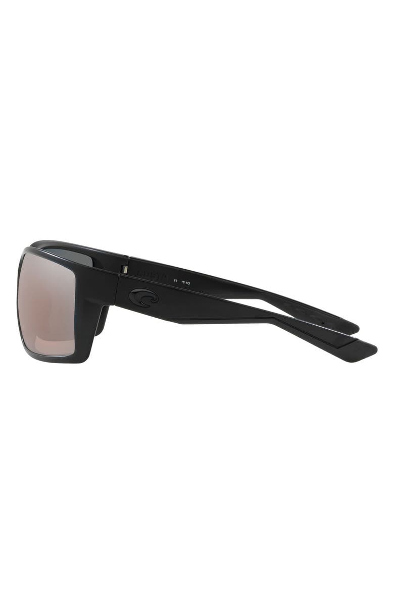 Costa Del Mar 64mm Mirrored Polarized Rectangular Sunglasses, Alternate, color,