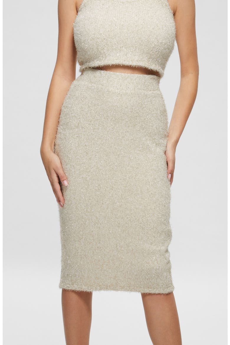 Tinsley Sparkle Sweater Pencil Skirt, Alternate, color, CREAM WHITE MULTI