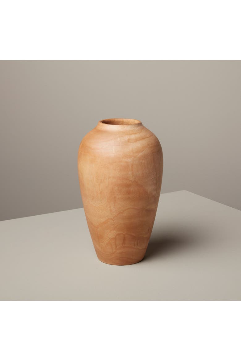 Mango Wood Classic Vase, Alternate, color, Mango