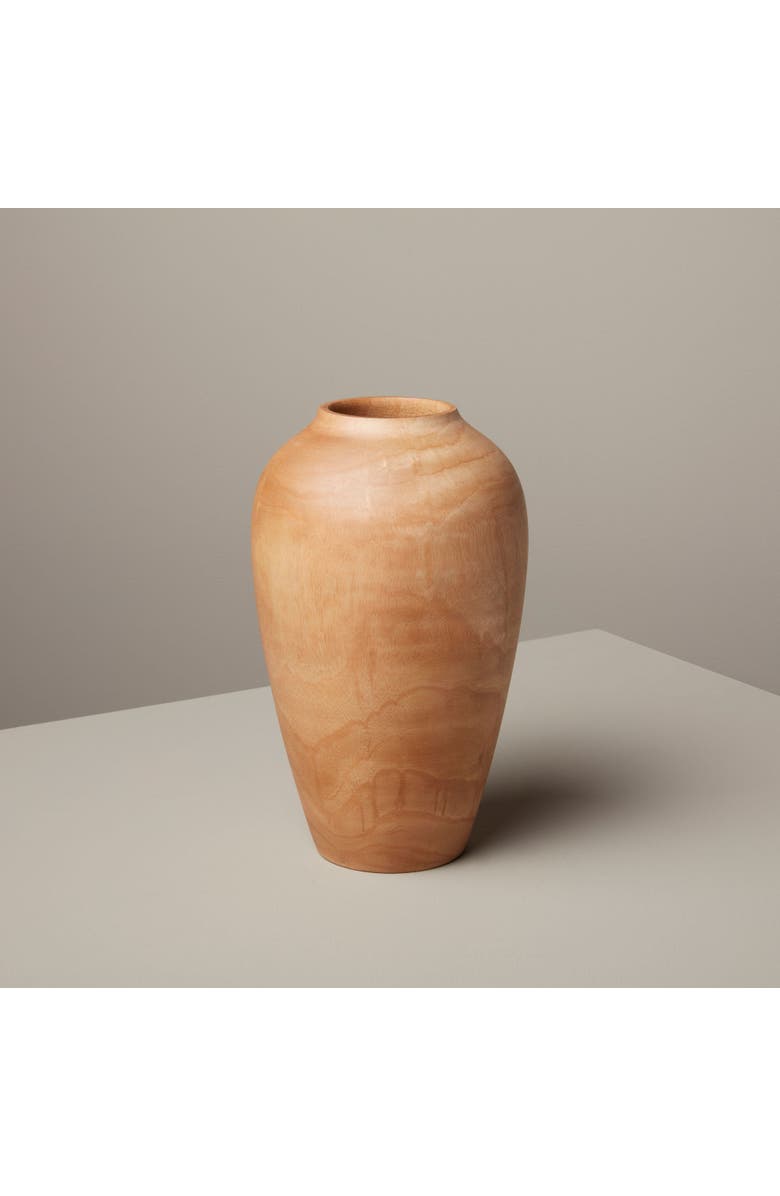 Be Home Mango Wood Classic Vase, Alternate, color, Mango