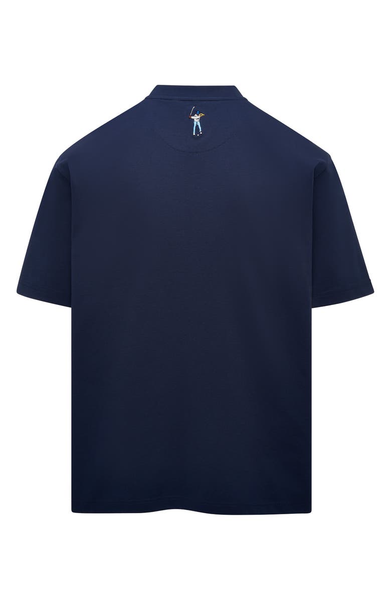 Eastside Golf Club Crest Graphic T-Shirt, Alternate, color, Navy