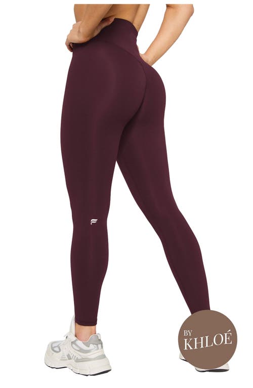 Fabletics Pureluxe High-waisted Tlc Legging In Burgundy