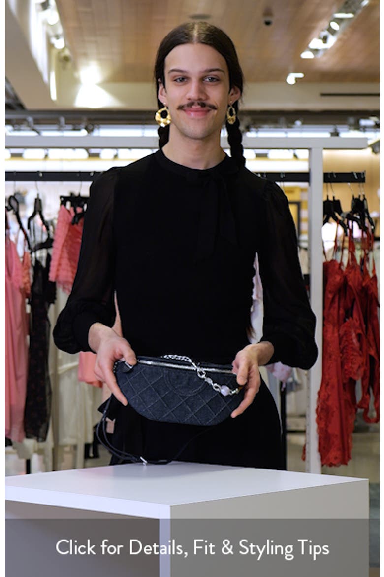 Fleming Quilted Denim Belt Bag video