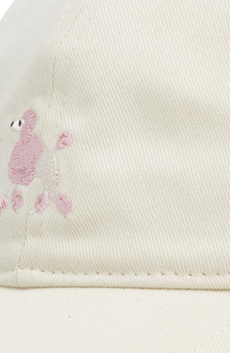 FRASIER STERLING Embroidered Poodle Baseball Cap, Alternate, color, Cream