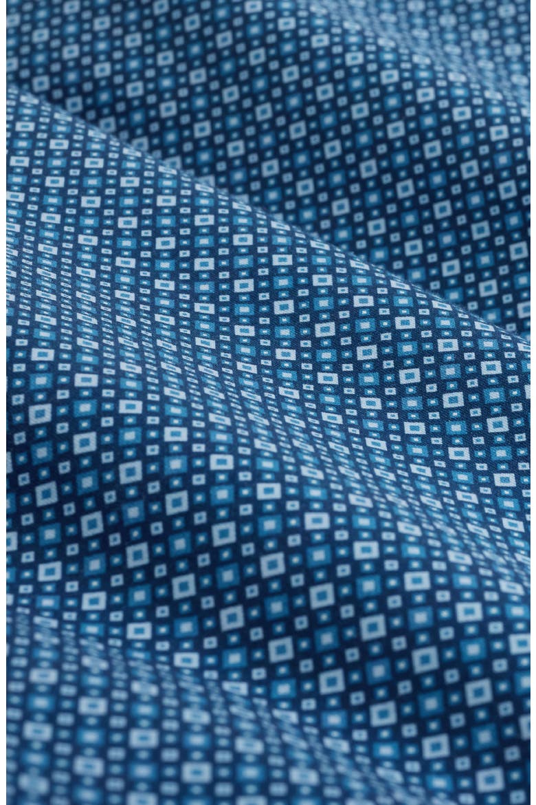 James OoohCotton Print Long Sleeve Shirt, Alternate, color, NAVY