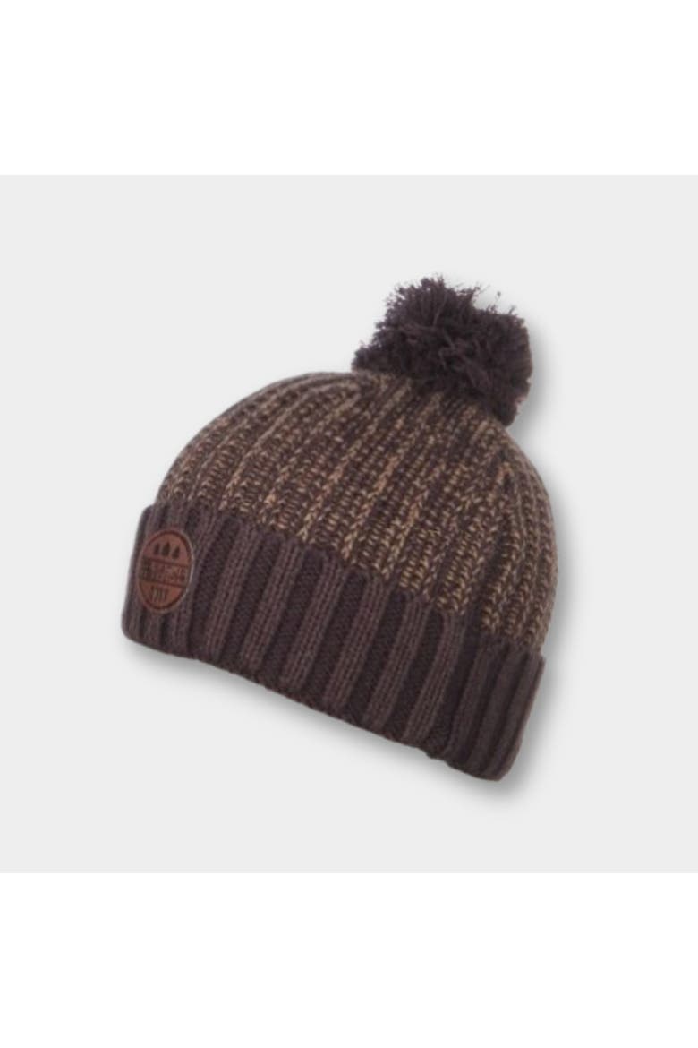 Mission Women's Cable Knit Beanie, Main, color, Brown/Khaki