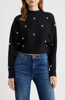 MANGO Inoxidab Studded Sweater