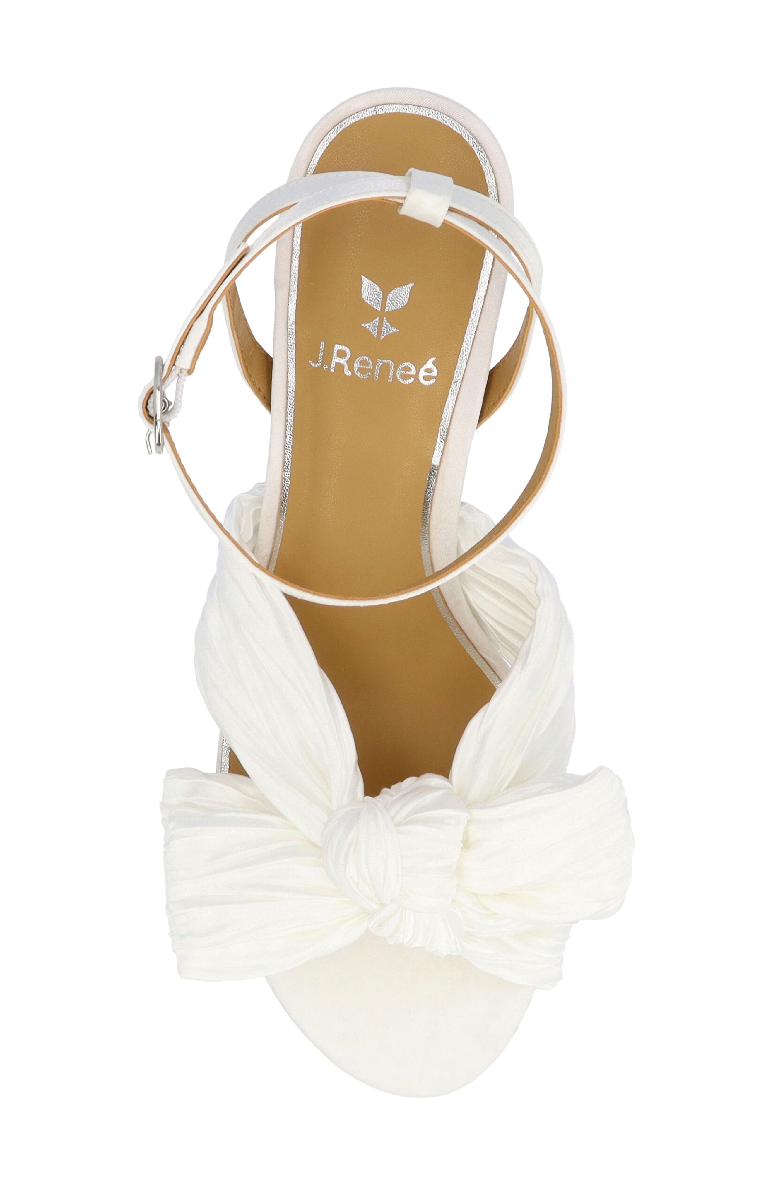 J. Reneé Olwen Ankle Strap Sandal, Alternate, color, White