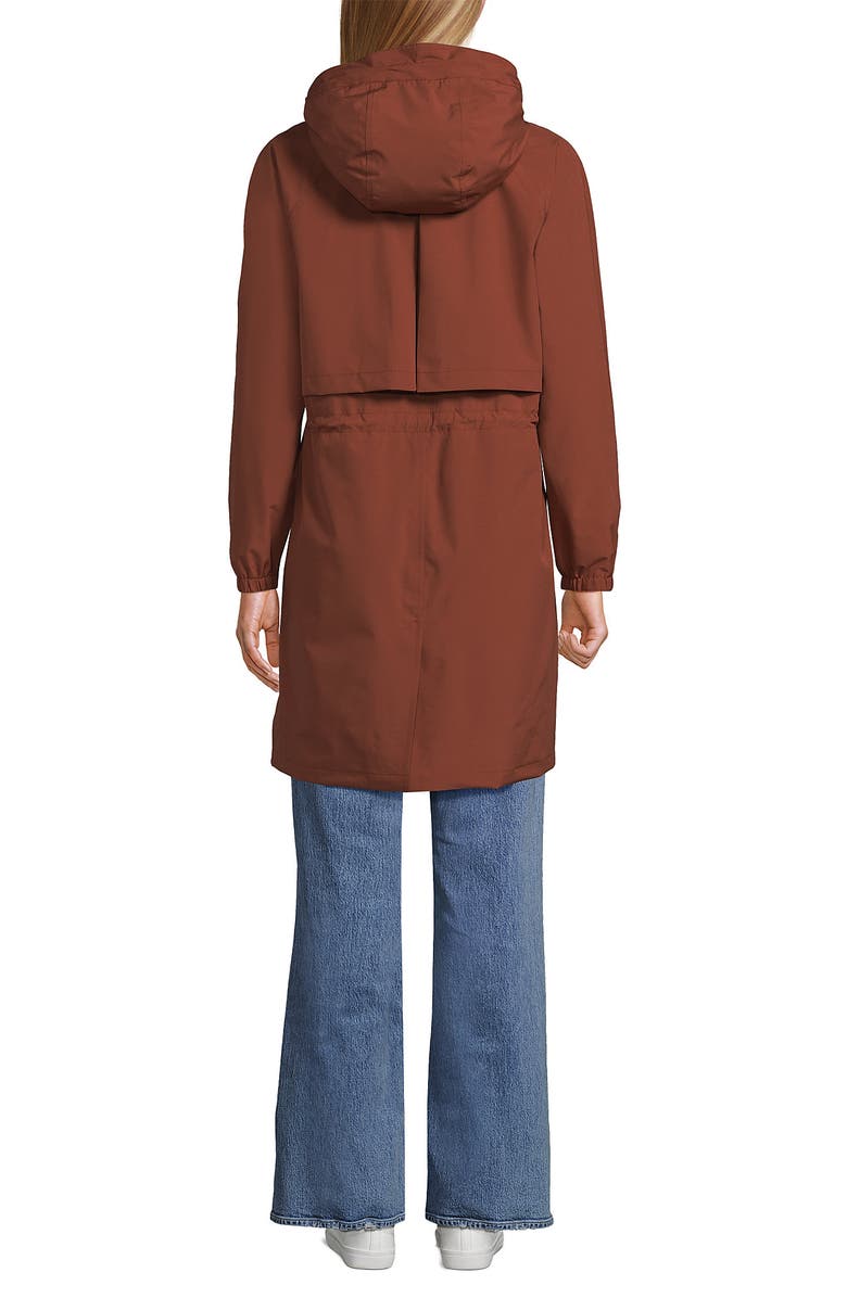 Lands' End Squall Packable Long Raincoat, Alternate, color, 
