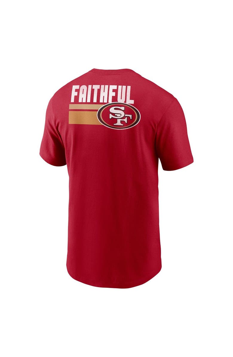 Nike Men's Nike Scarlet San Francisco 49ers Blitz Essential T-Shirt, Alternate, color, 