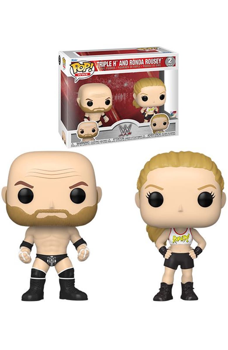Funko Rhonda Rousey / Triple H WWE Funko Pop! 2-Pack, Main, color, Multi-Color