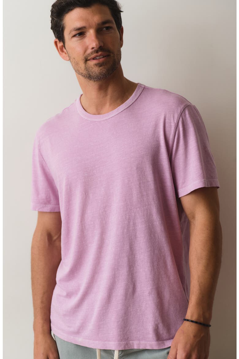 Relaxed Hemp Cotton T-Shirt, Alternate, color, PASTEL LAVENDER