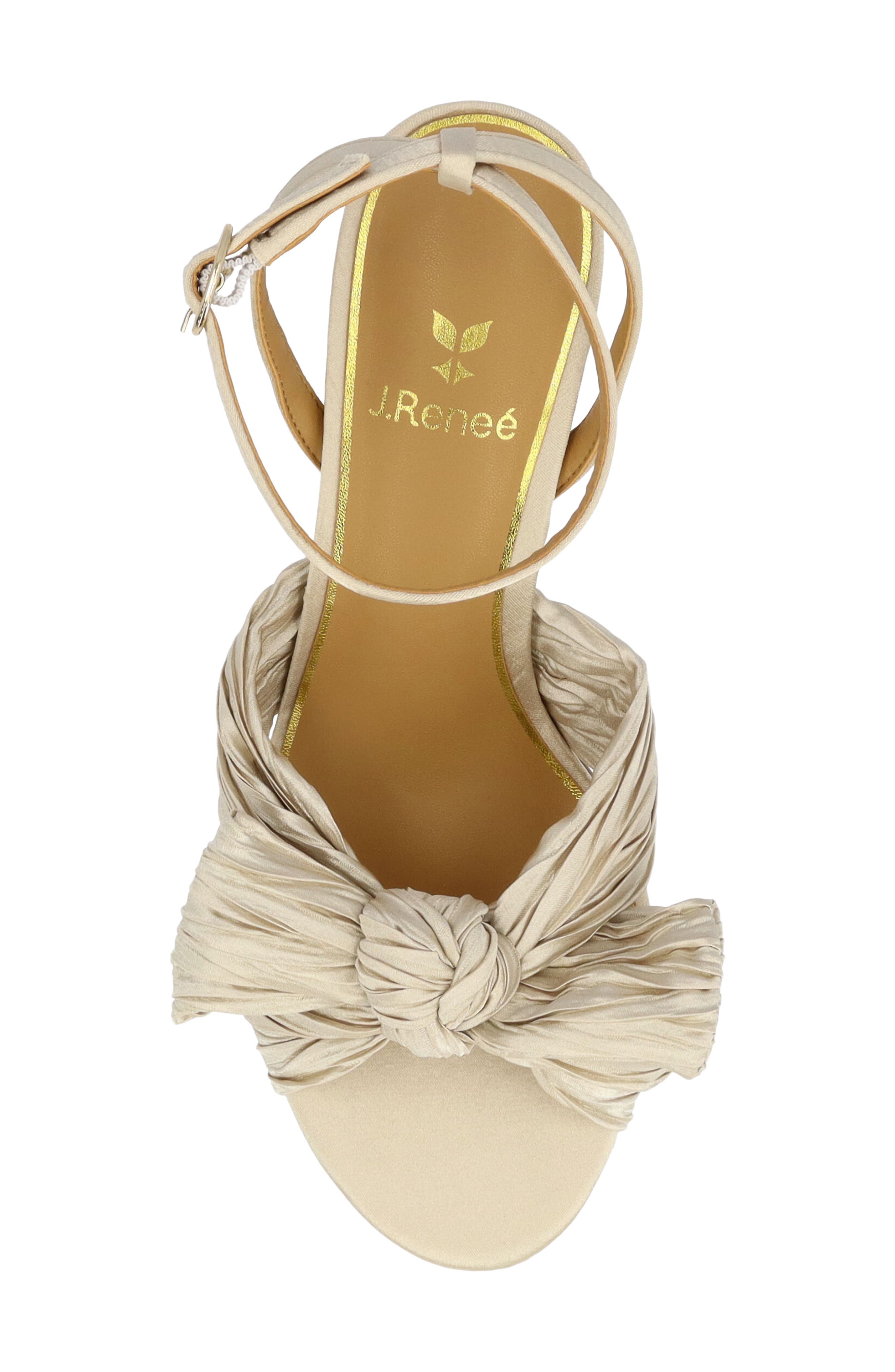 J. Reneé Olwen Ankle Strap Sandal, Alternate, color, Beige