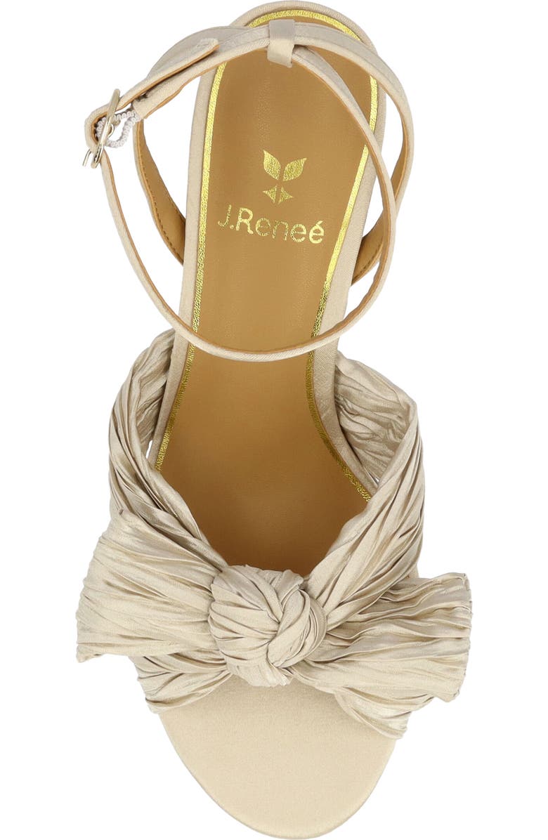 J. Reneé Olwen Ankle Strap Sandal, Alternate, color, Beige