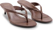 MANGO Kitten Heel Thong Sandal