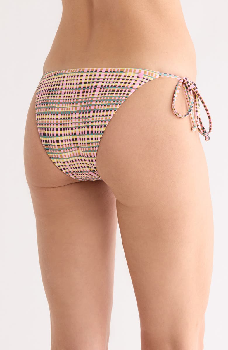 Volcom Crossed Path Bikini Bottoms, Alternate, color, Pink Multi