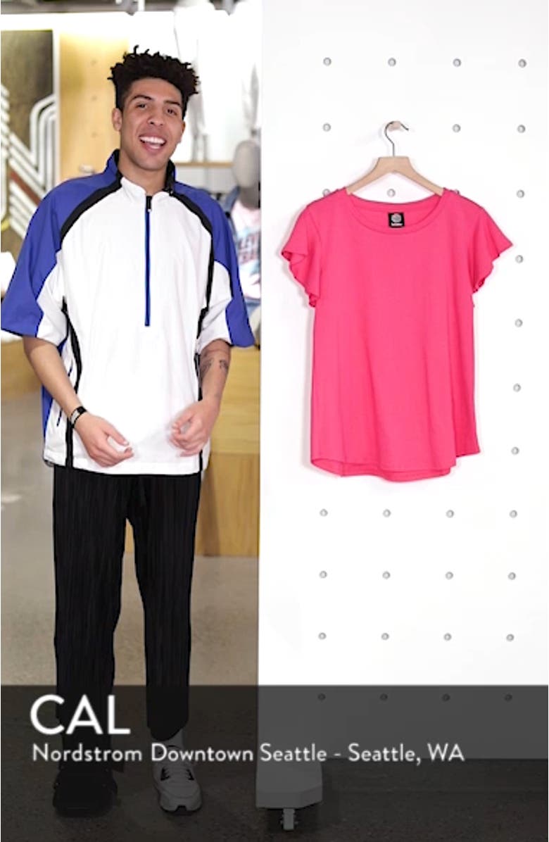 Flutter Sleeve Tee, sales video thumbnail
