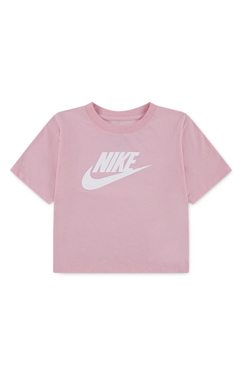 Nike Kids' Boxy Graphic T-Shirt, Main, color, Medium Soft Pink