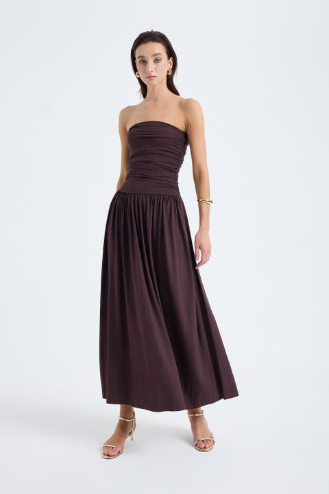 Aluna Strapless Maxi Dress