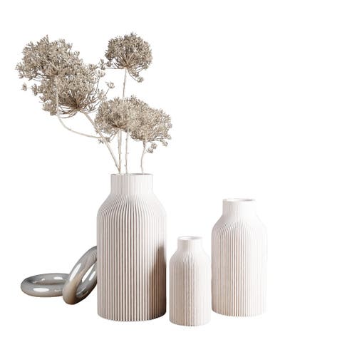 Bottle Vase - Set Of 3 Vases