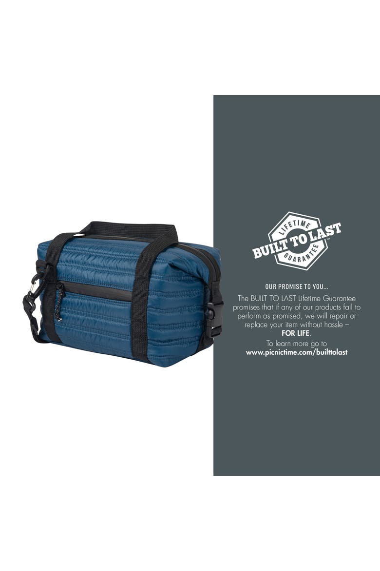 Midday Quilted Washable Insulated Lunch Bag, Alternate, color, Navy Blue