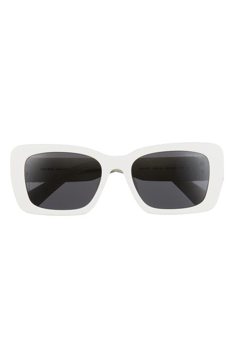 53mm Rectangular Sunglasses