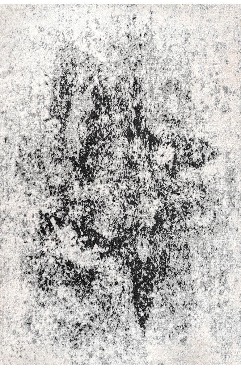 JONATHAN Y Dune Modern Abstract Area Rug, Main, color, Cream/Gray