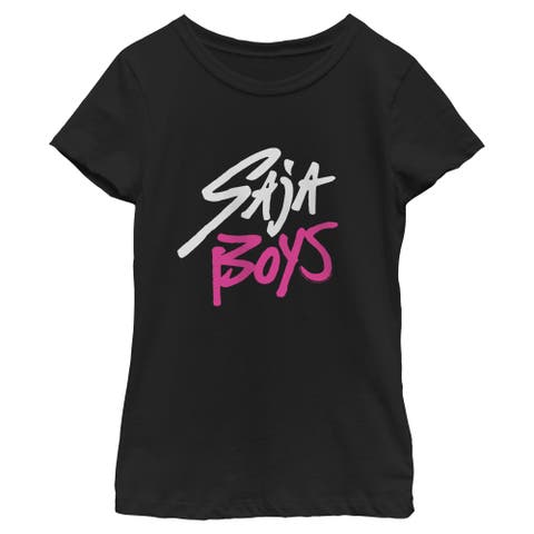 Girl's KPop Demon Hunters Saja Boys Logo  Graphic T-Shirt