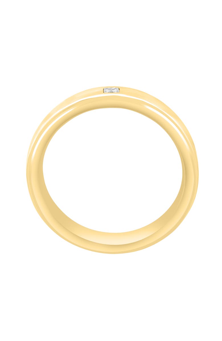 EFFY Sterling Silver Princess Cut Diamond Band Ring, Alternate, color, Gold