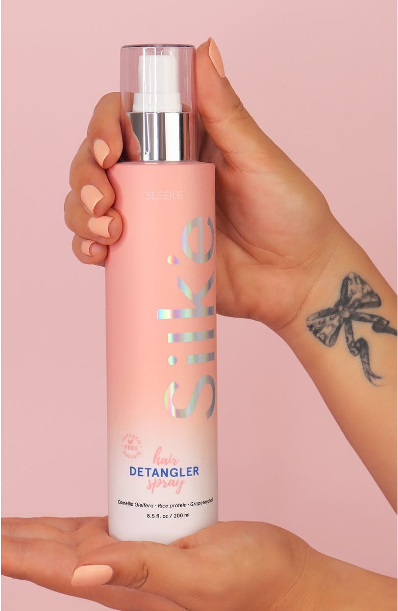 SLEEKE HAIR Silk'e Hair Detangler Spray, Alternate, color, Light Peach/Blush Pink