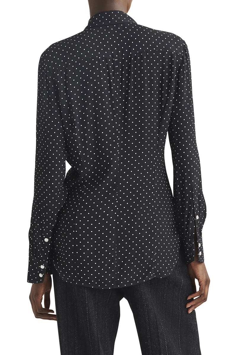 rag & bone Faren Polka Dot Shirt, Alternate, color, Polkadt