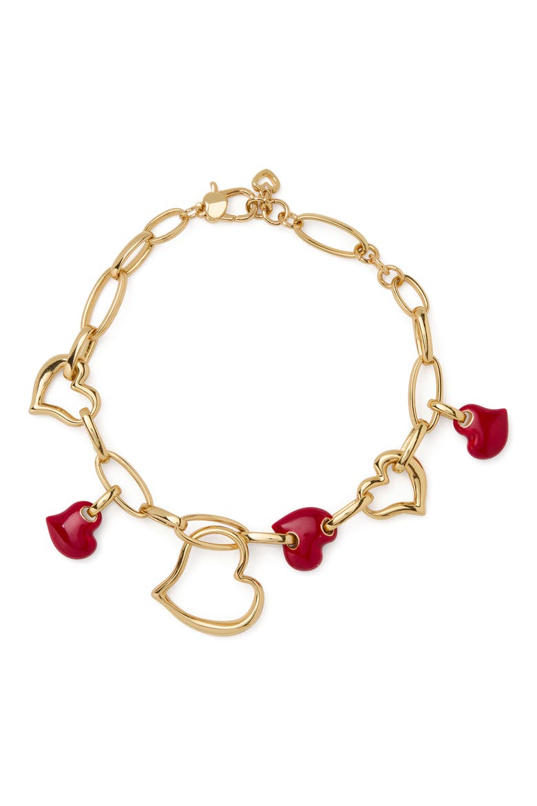 charm bracelet, Main, color, DARK SCARLET
