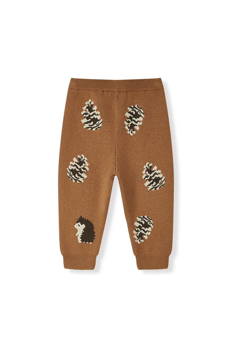 Knitted Sweatpants, Alternate, color, Pinecone & Hedgehog