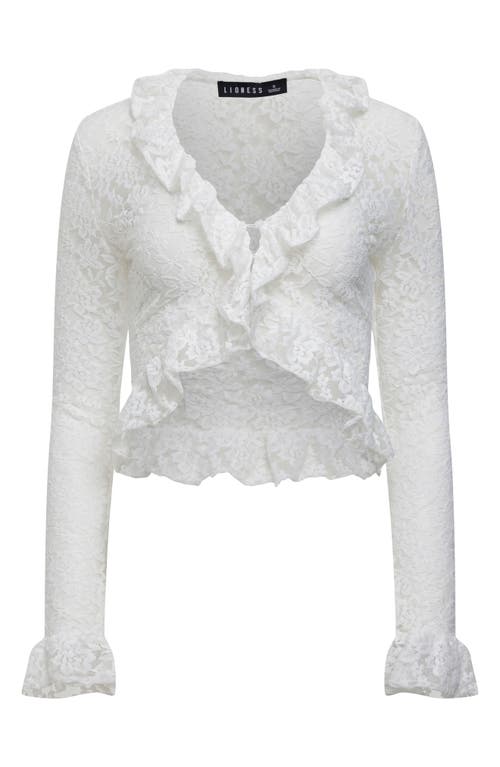 Lioness Long Nights Long Sleeve Shirt Porcelain In White