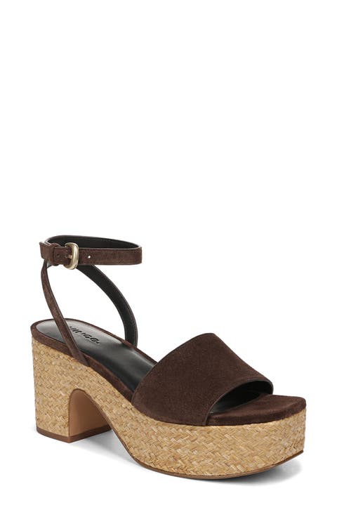 Castella Ankle Strap Platform Sandal (Women)