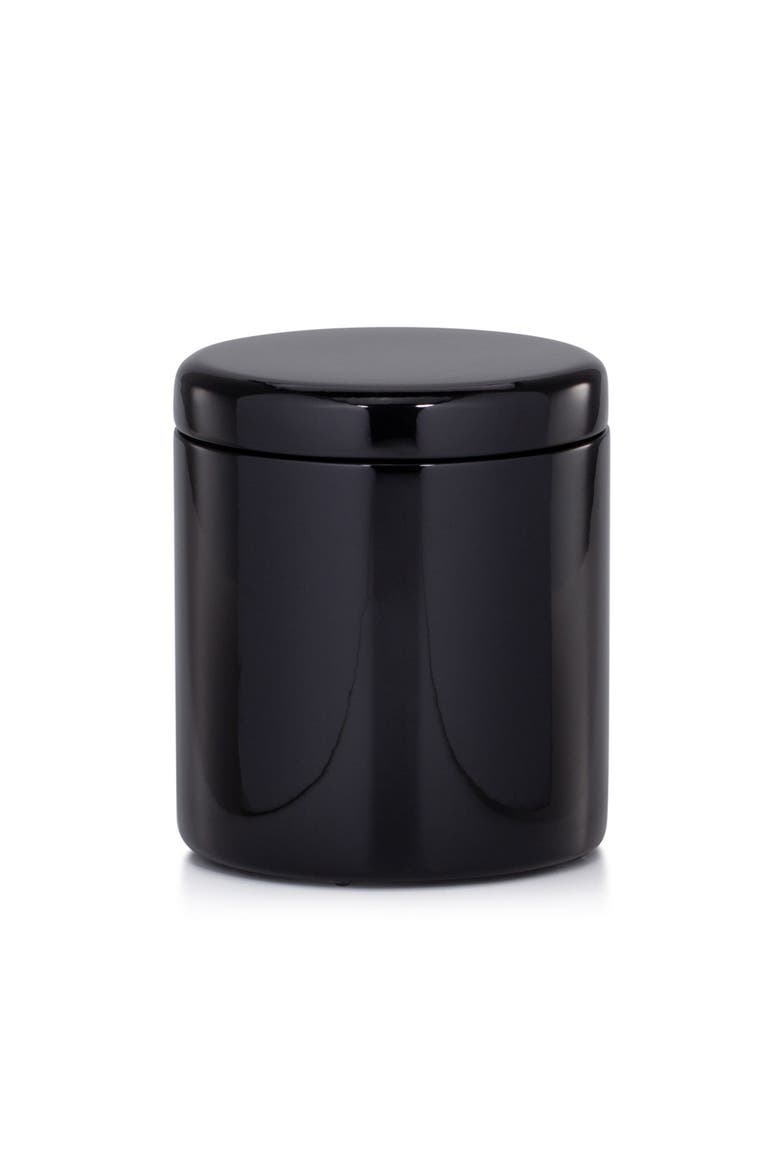 Domus Black Gloss Canister, Main, color, BLACK