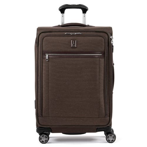 Travelpro Platinum Elite Softside Expandable Medium 25-inch Checked Luggage In Rich Espresso Brown