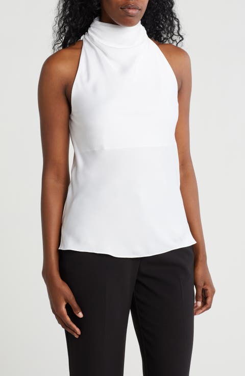 Jadis Cowl Neck Satin Tank