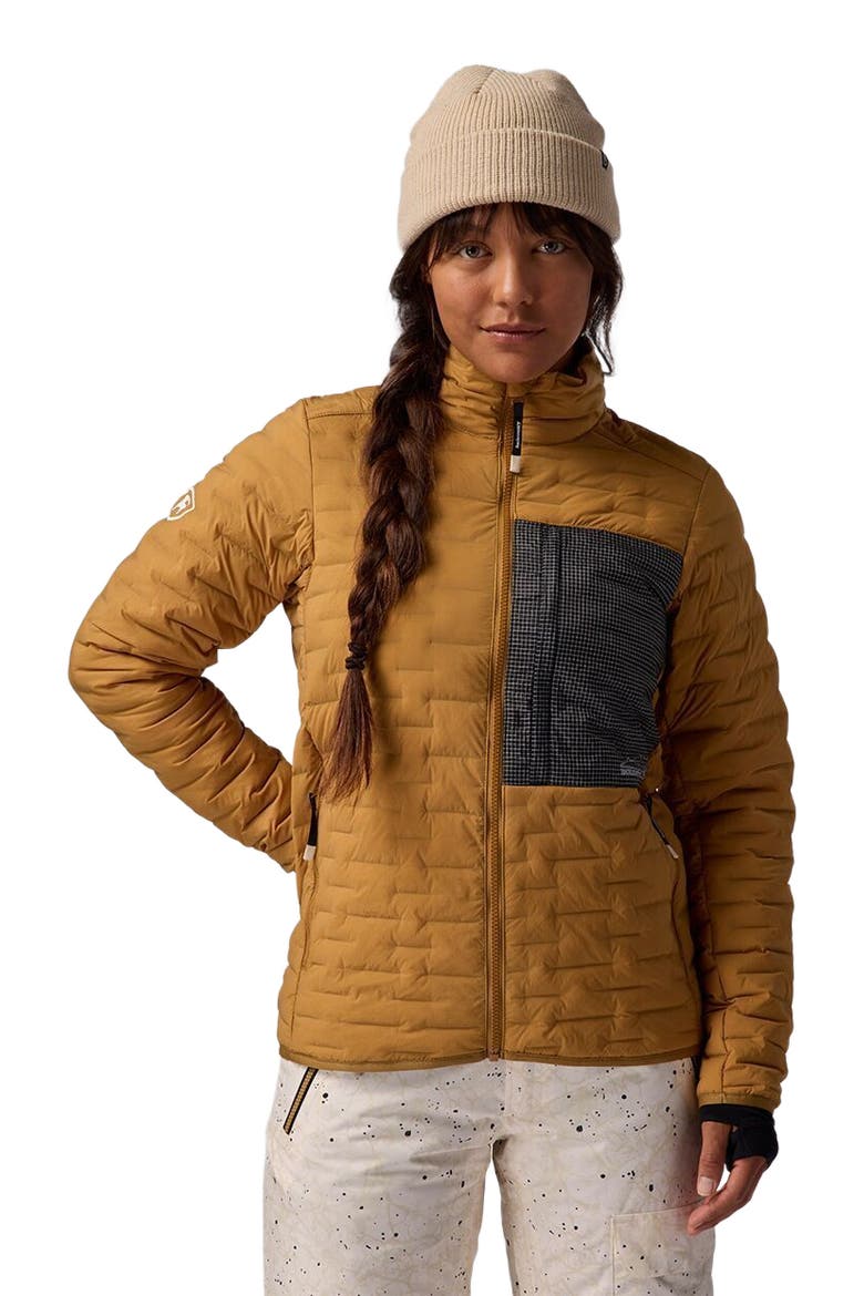 Peale Primaloft Stitch-Free Baffle Stretch Jacket - Women's, Main, color, Bistre