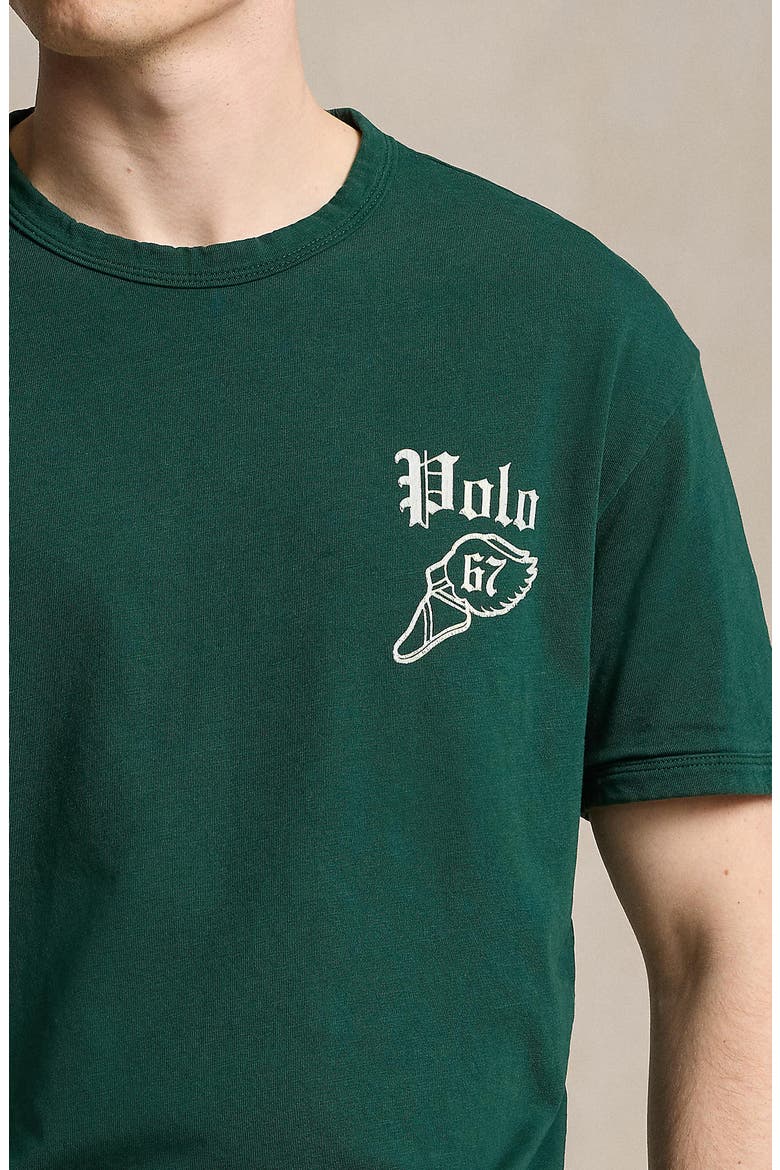 Wing Logo Graphic T-Shirt, Alternate, color, MOSS AGATE/ GOLD BUGLE
